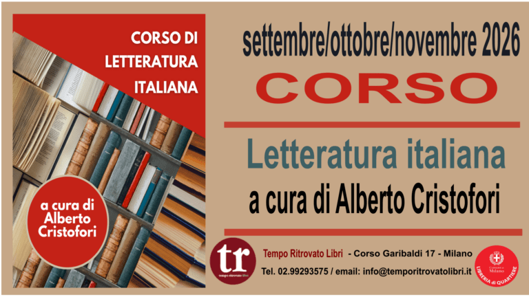corso di letteratura italiana